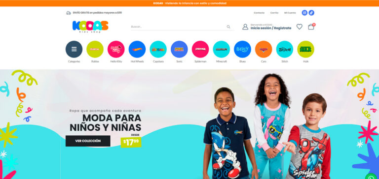 E-commerce Social Premium — Moda Infantil